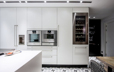 Una cocina de 32 m² muy familiar y con una gran zona de desayuno