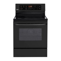 LG Electronics - LG Electronics Range. 6.3 cu.ft. Freestanding Electric Range Convection in Smoot - Gas Ranges And Electric Ranges