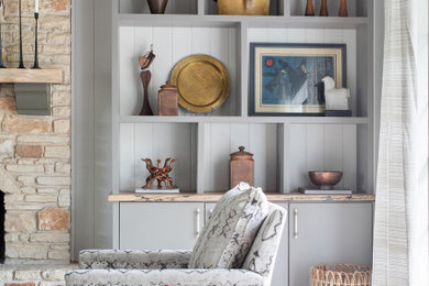 Family room - eclectic family room idea in Austin