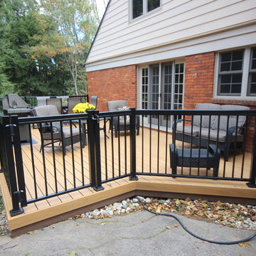 Some custom decks built by Hickory Dickory Decks using Armadillo decking.