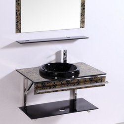 Glass Bathroom Vanities - Bathroom Vanities And Sink Consoles