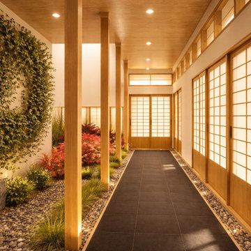 Zen Meditation Corridor