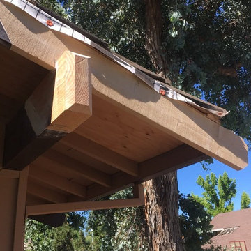 Exposed beam & Header beam Dry Rot Repair