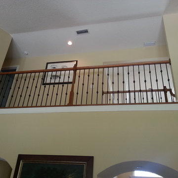 Removed Wood and Added Wrought Iron Balusters