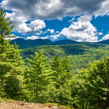 Historic Adirondack High Peaks Camp - view east