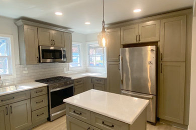 Example of a trendy kitchen design in Philadelphia