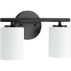 Replay Collection 2-Light Bath and Vanity, Black