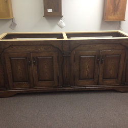 Rustic White Oak Vanity - Bathroom Vanities And Sink Consoles
