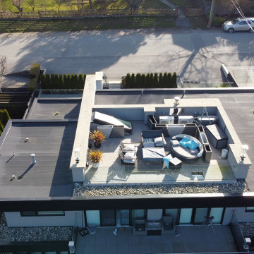 modern contemporary roof top deck