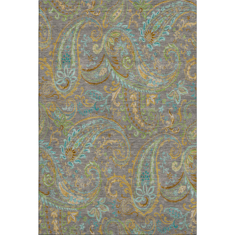 Premium Machine Washable Mayfield AMF533 Taupe 9' x 12' Rug