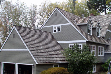 Inspiration for a huge exterior home remodel in Portland