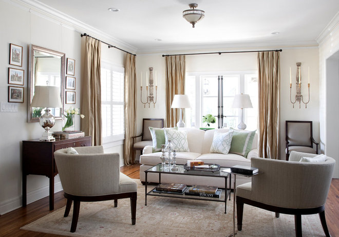 Traditional Living Room by Heather Scott Home & Design
