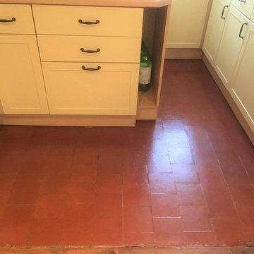 Quarry Tiled Kitchen Floor, Old Marston