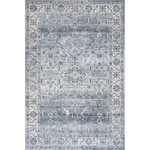 nuLOOM - nuLOOM Machine Washable Britt Persian Stain Repellent Area Rug, Blue 5' x 8' - At nuLOOM, we believe that floor coverings and art should not be mutually exclusive. Founded with a desire to break the rules of what is expected from an area rug, nuLOOM was created to fill the void between brilliant design and affordability.