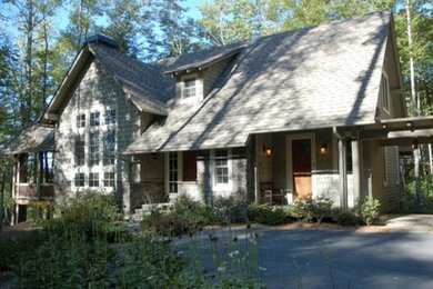 Inspiration for a rustic exterior home remodel in Other
