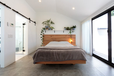 Modern bedroom in Sydney.