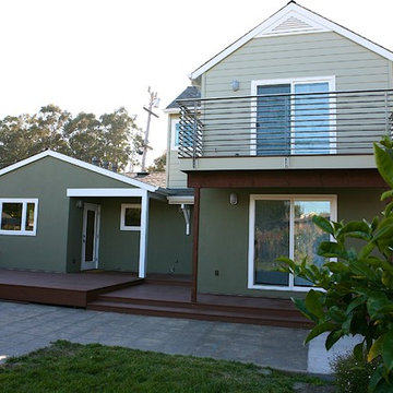 Modern Meets Casual - Addition & Remodel - Exterior View