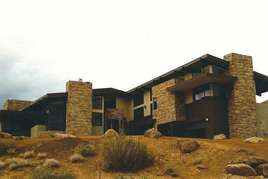 Inspiration for a modern exterior home remodel in Other