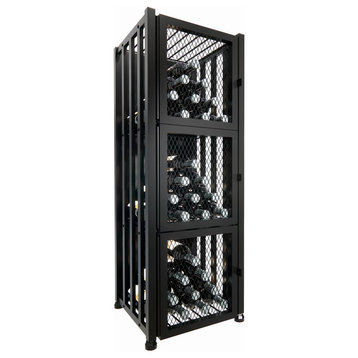 Case and Crate Locker 3 metal wine storage kit, 48 Bottles