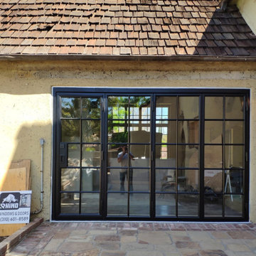 Bi-fold patio door with 4 panels