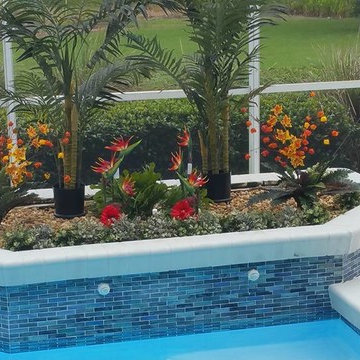 Seasonal Artificial Outdoor Floral Arrangements