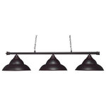 Toltec Lighting - Toltec Lighting 373-DG-429-DG Oxford - Three Light Billiard - Assembly Required: Yes Canopy Included: YesShade Included: YesCanopy Diameter: 12 x 12 xWarranty: 1 Year* Number of Bulbs: 3*Wattage: 150W* BulbType: Medium Base* Bulb Included: No
