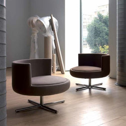 Round Lounge Chair by B&T - Products