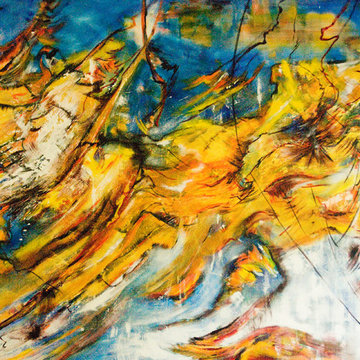 Rock Face, 54" X72"