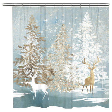 Winter Wonderland Shower Curtain