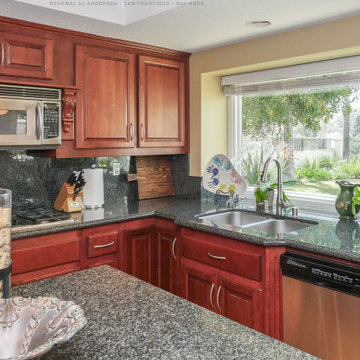 Large Picture Window in Terrific Kitchen - Renewal by Andersen San Francisco Bay