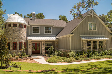 Cottage exterior home photo in Houston