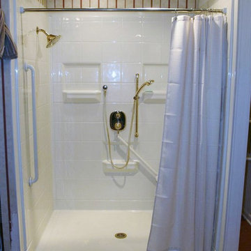 bestbath walk in shower roll-in shower handicap showers ada shower barrier free