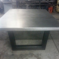 Modern Zinc Dining Table - Products