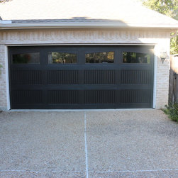 Wayne Dalton  9800 Fiberglass Door  Style is Sonoma with clear windows in the wa - Products