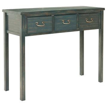 Safavieh Cindy Console Table, Steel Teal