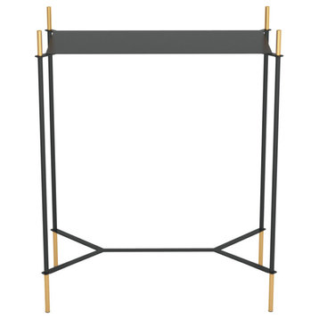 Ford Side Table Black and Gold