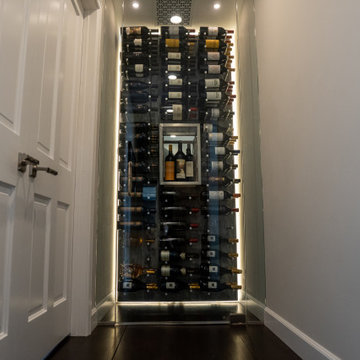 Small Modern Wine Closets for Small San Francisco Hallways