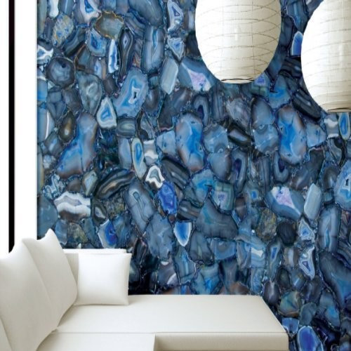 Revetement et habillage avec la pierre précieuse Agate