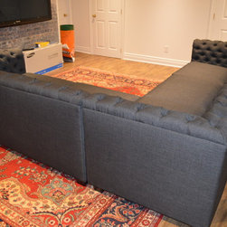 Sectional Sofa Tufted Back - Products