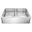 Anning Farmhouse Apron-Front Stainless 32" Kitchen Sink, Polished Stainless Stee