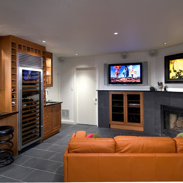 Basement TV Room