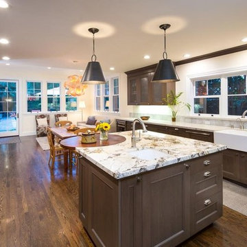 Hamilton Major Remodel, Palo Alto 3800 s.f- Two Story split levels with Basement