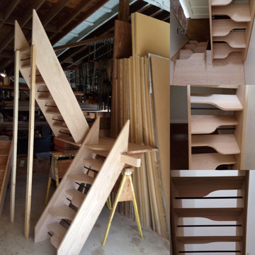 Alternating-Tread Stair with landing