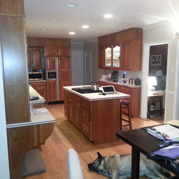 Stacy M Custom Kitchen Flooring + Bump out