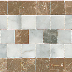White Carrara, Viburnum, Gris - Tile