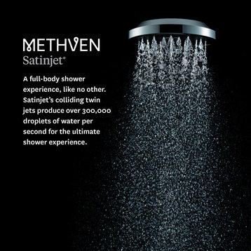 Methven Kiri MK2 Shower Head Satinjet Patented Spray Technology