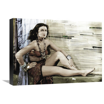 "Hedy Lamarr" Stretched Canvas Giclee by Hollywood Photo Archive, 22x16"