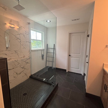 Hall family primary bathroom
