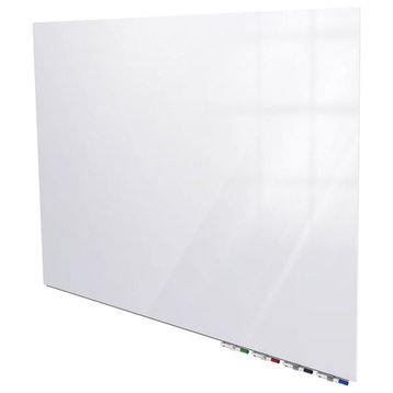 UrbanPro Glass 2' x 3' Low Porifle 1/4" Horz. Glassboard in White Back