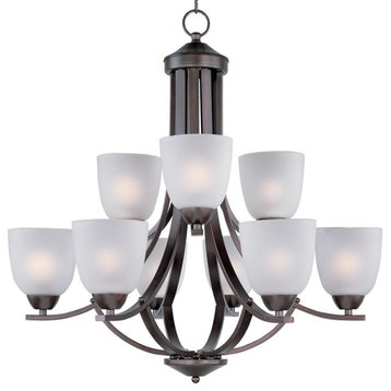 Axis 9-Light Chandelier, Oil Rubbed Bronze